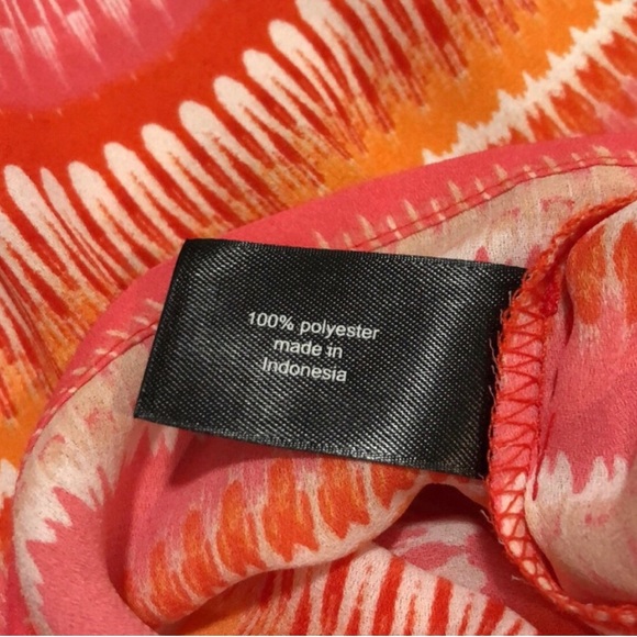 Multicolored Striped Sleeveless Blouse - Picture 8 of 9